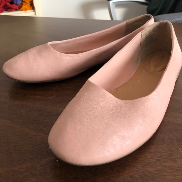 Hush Puppies powder pink Kendall ballerinas - Picture 1 of 4